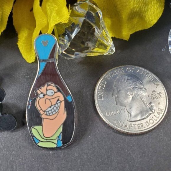 Disney Captain Hook Bowling Pin Hidden Mickey Peter Pan Villain Bowling Pin - Picture 2 of 6